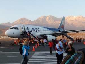 Auf dem Rollfeld in Arequipa