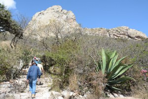 Beginn der Wanderung